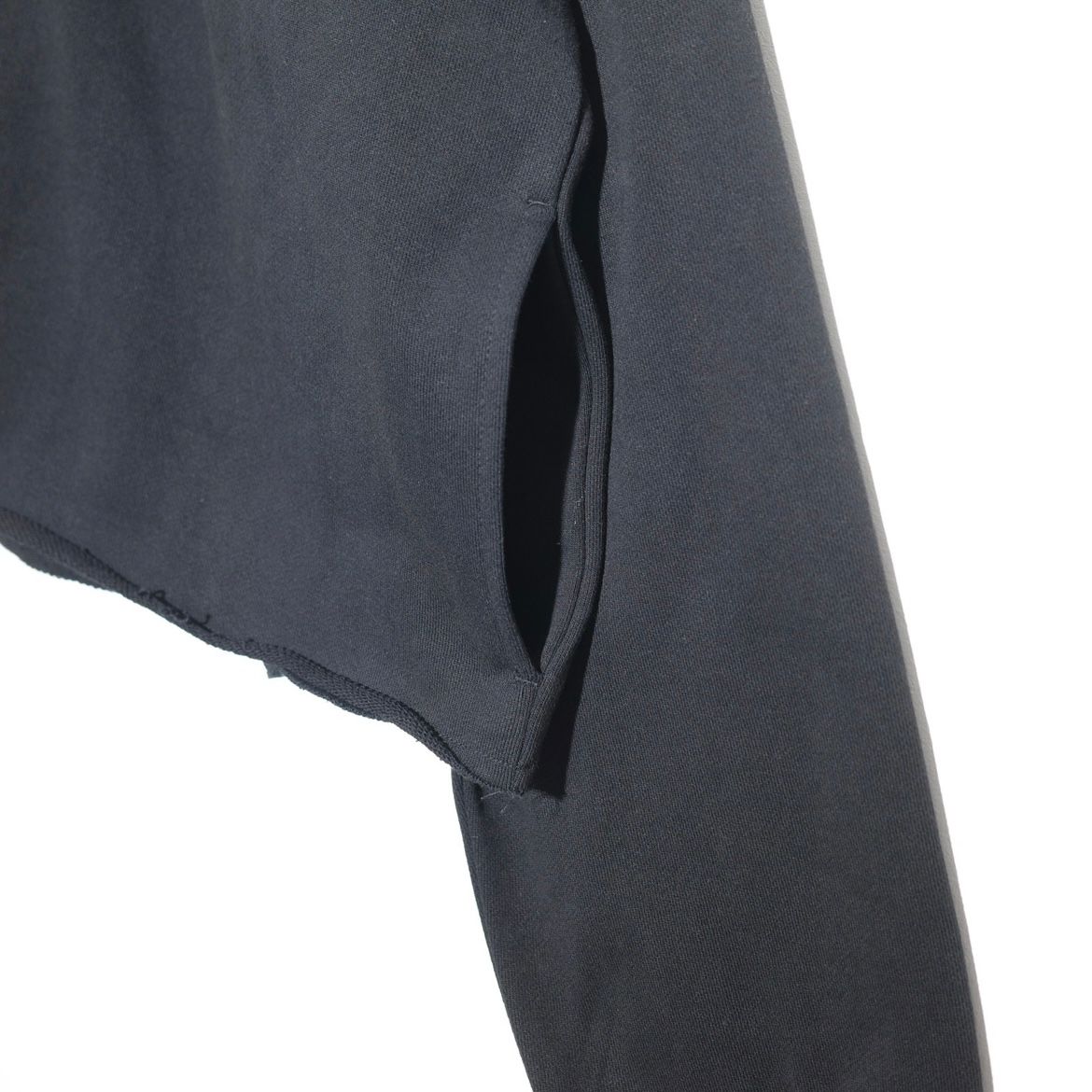 【残り一点】Cut Off Wide Zip Sweat Hoodie