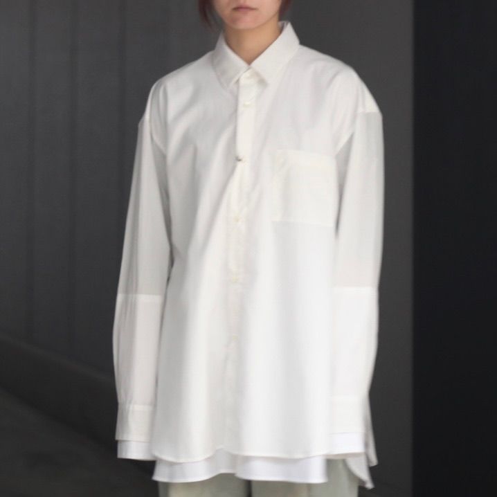 ssstein - 【残り一点】Oversized Layered Shirt | ACRMTSM
