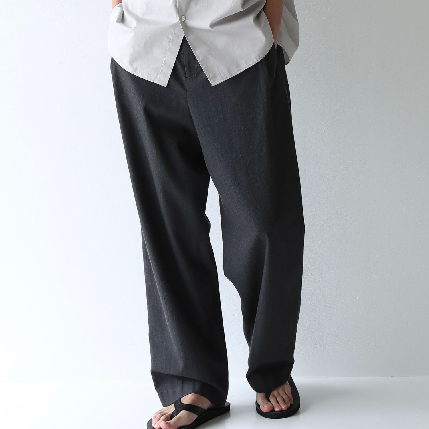 【残り一点】Pique Chambray Easy Pants