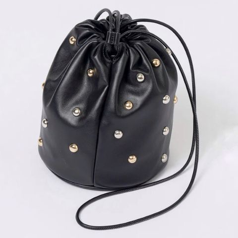 【残り一点】Multi Fabric Drawstring Bag