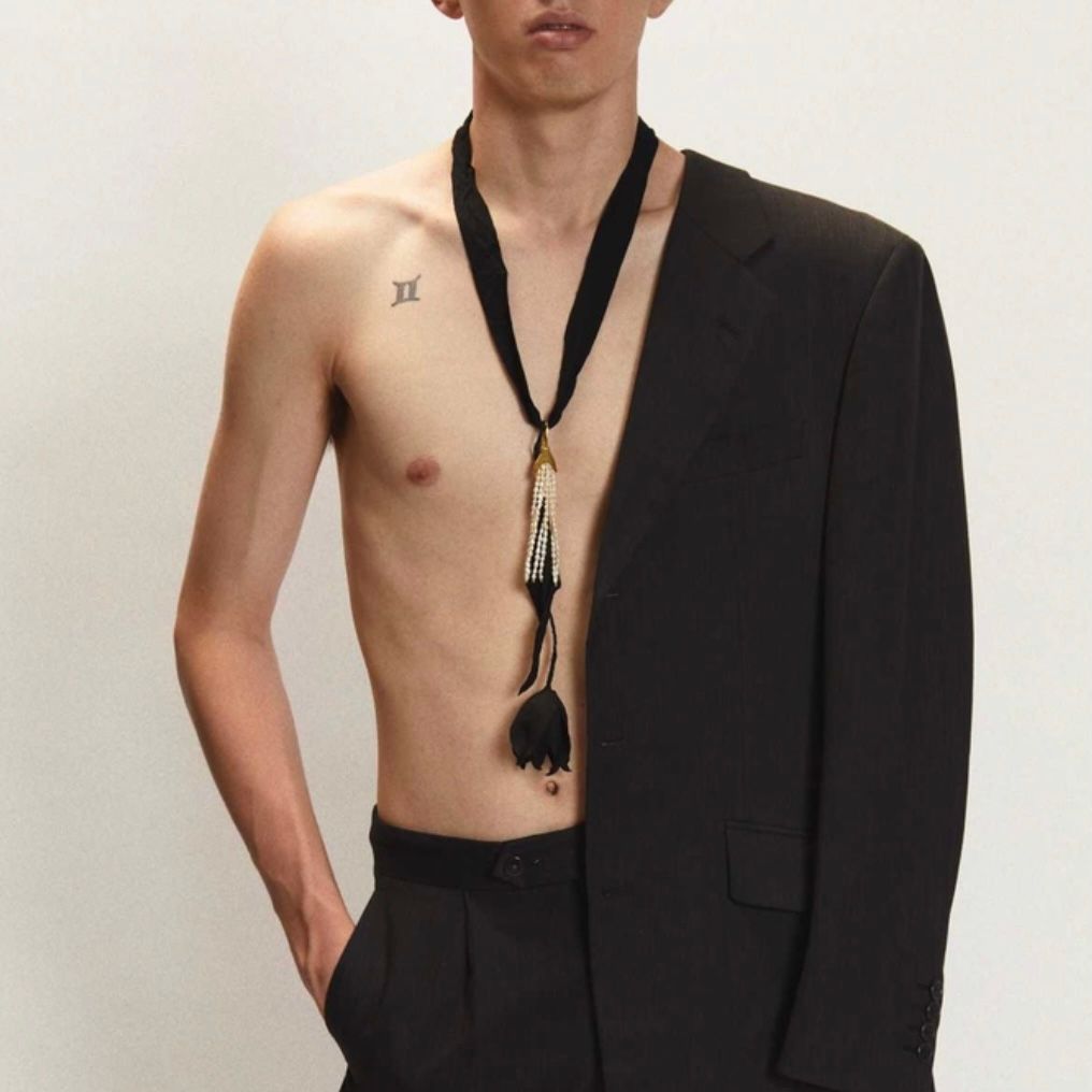 【お取り寄せ注文可能】Frow Pearl Ribon Necklace