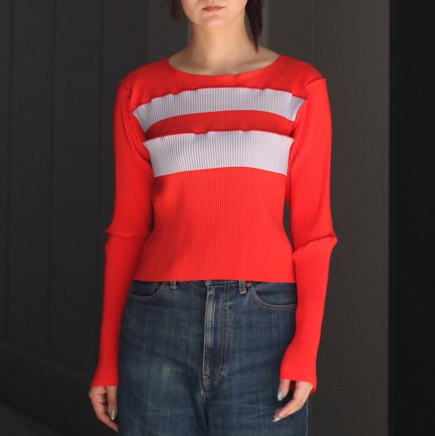 【残り一点】Tiny Border Top