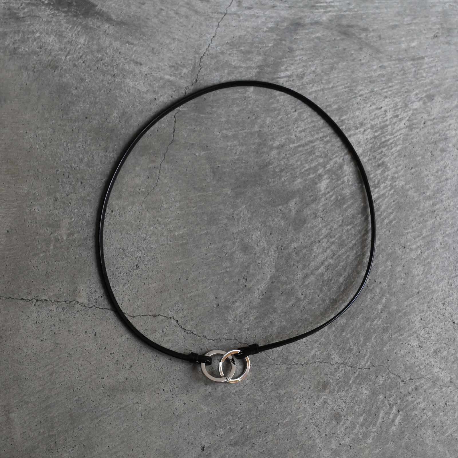 【残りわずか】Key Necklace(BLACK×SILVER)