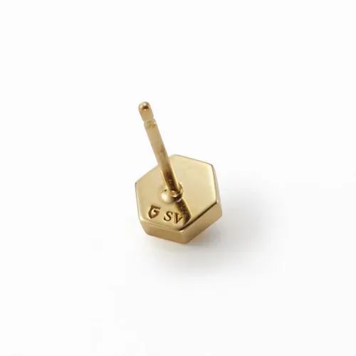 【お取り寄せ注文可能】Honycomb Studs Pierce(GOLD)