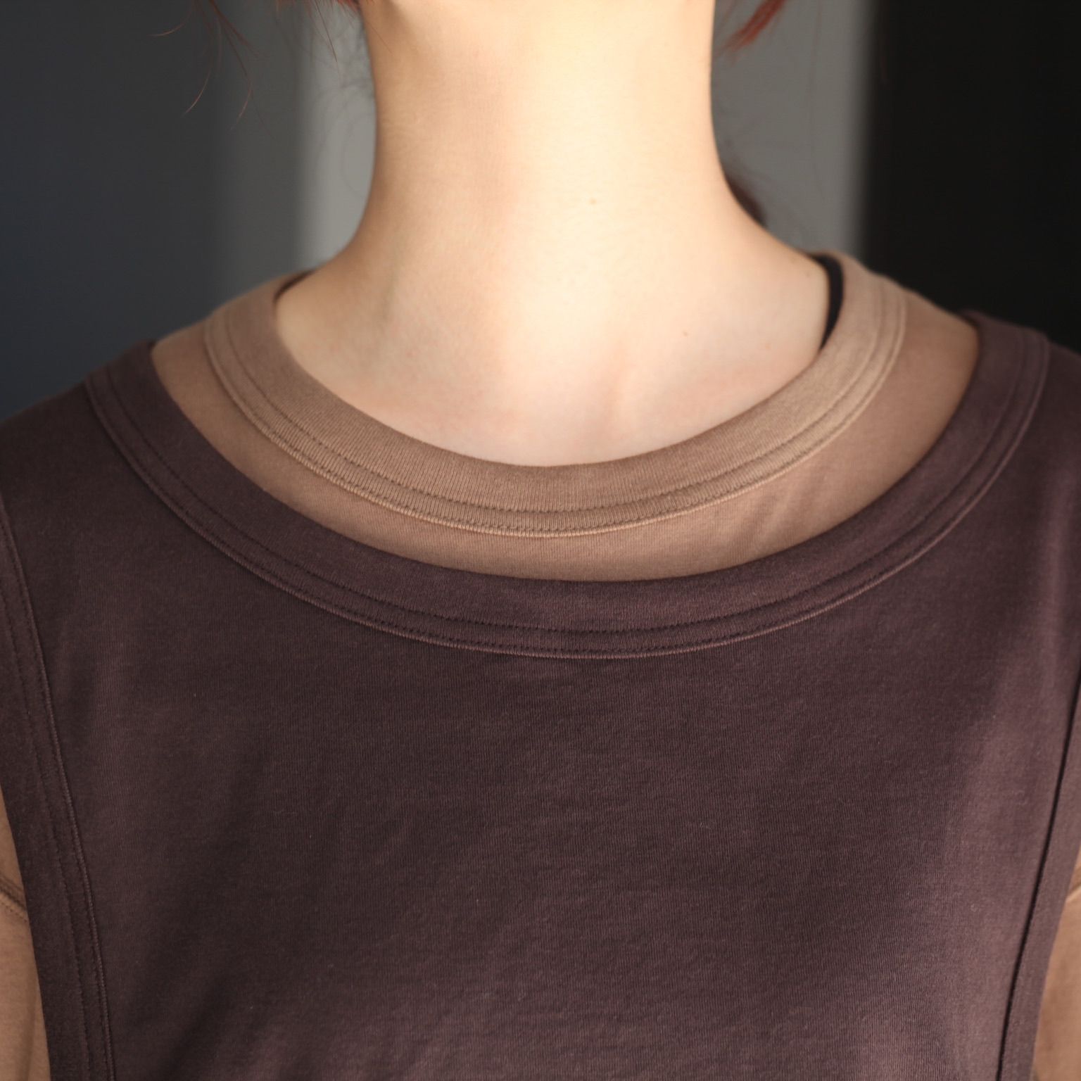 【残り一点】Panelled Multi Layerd T-Shirt