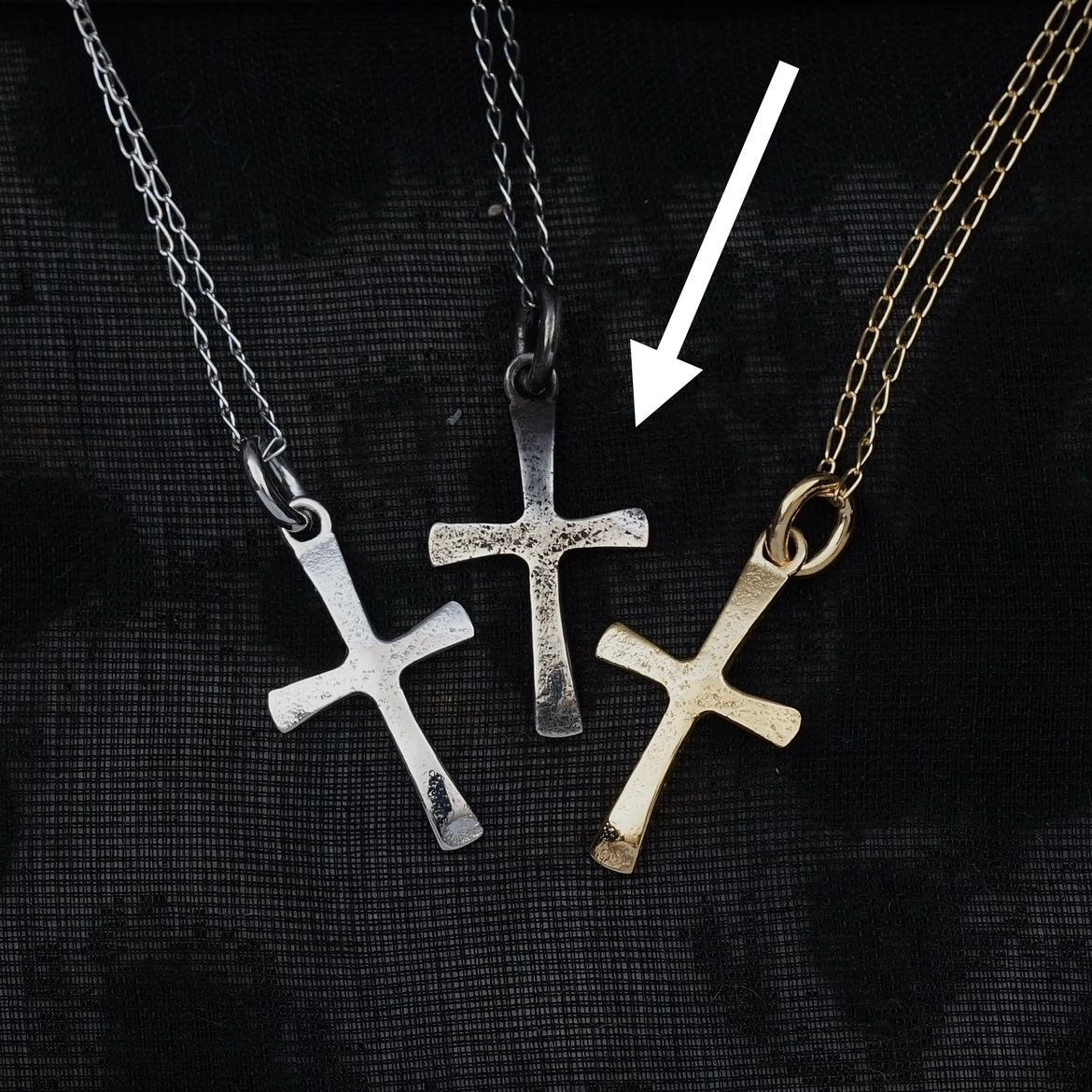 【お取り寄せ注文可能】Charm Cross Necklace(SILVER)