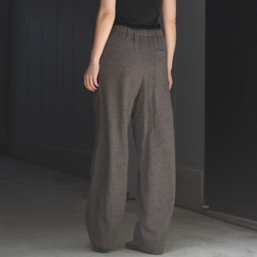 【残り一点】Wool/Cashmere Fleece Easy Twist Trousers