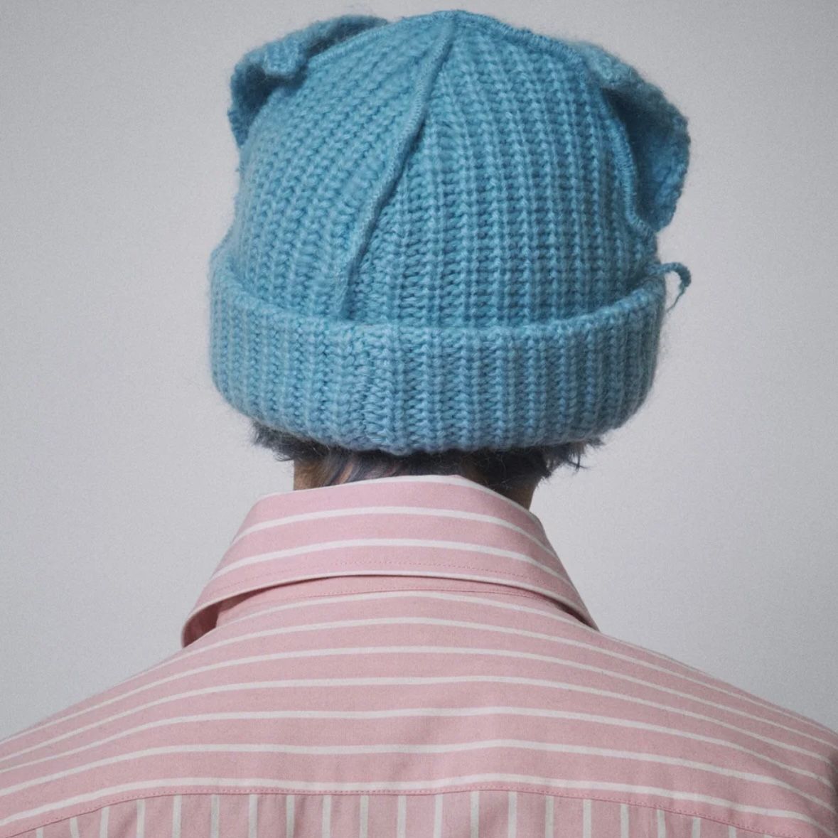 【残り一点】Mohair Chunky Ears Beanie
