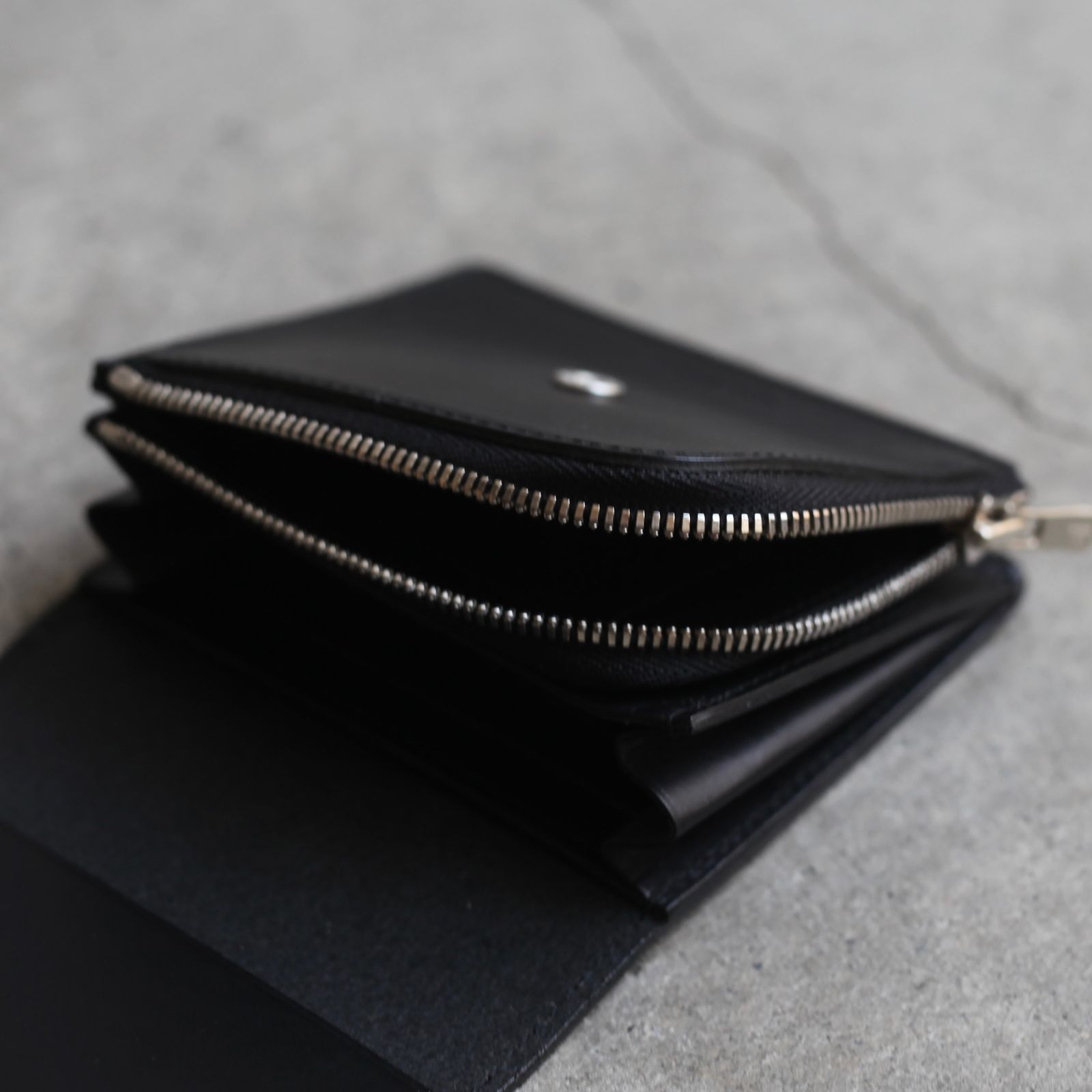hender scheme folded card case black 未使用 Hender Scheme Folded Card Case – Neighbour