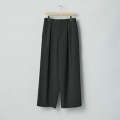 【残りわずか】Easy Wide Trousers(2/90 WOOL GABARDINE)