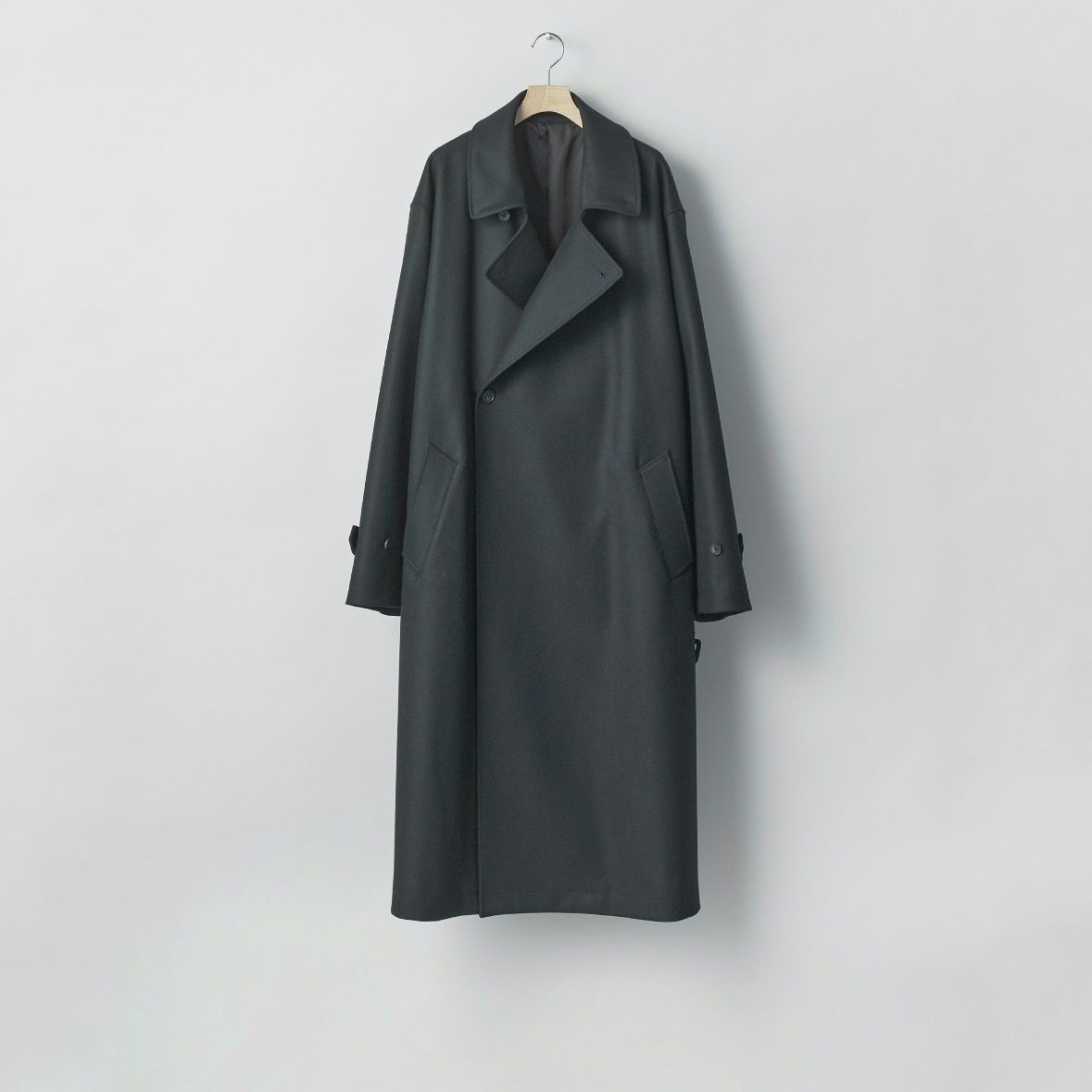 【残りわずか】Wool Melton Oversized Double Breasted Coat