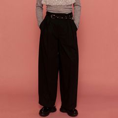 【残り一点】Two Tuck Curve Wide Tapered Pants