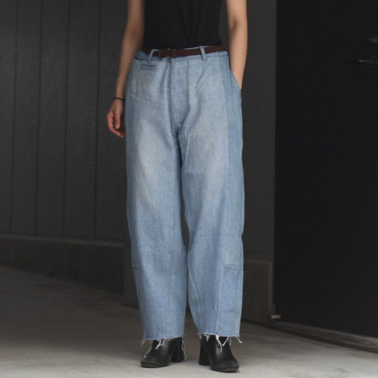 【残り一点】Reconstructed Super Baggy Slacks Denim_2(M)