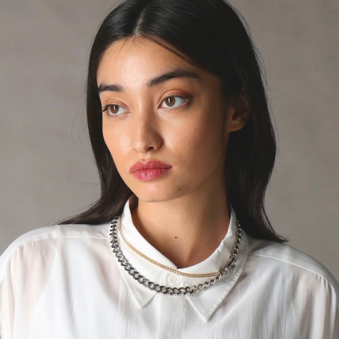 【残り一点】ラウンドネックレス(GOLD)