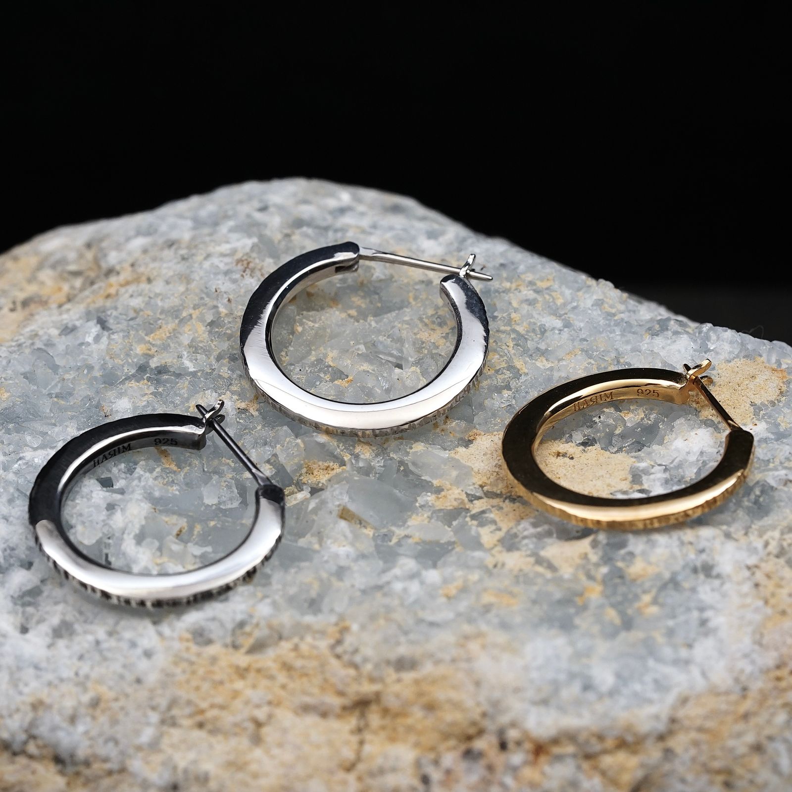 HARIM ハリム  thin rain pierce GP レインピアス 両耳 HARIM - 【お取り寄せ可能】thin rain press pierce (GP