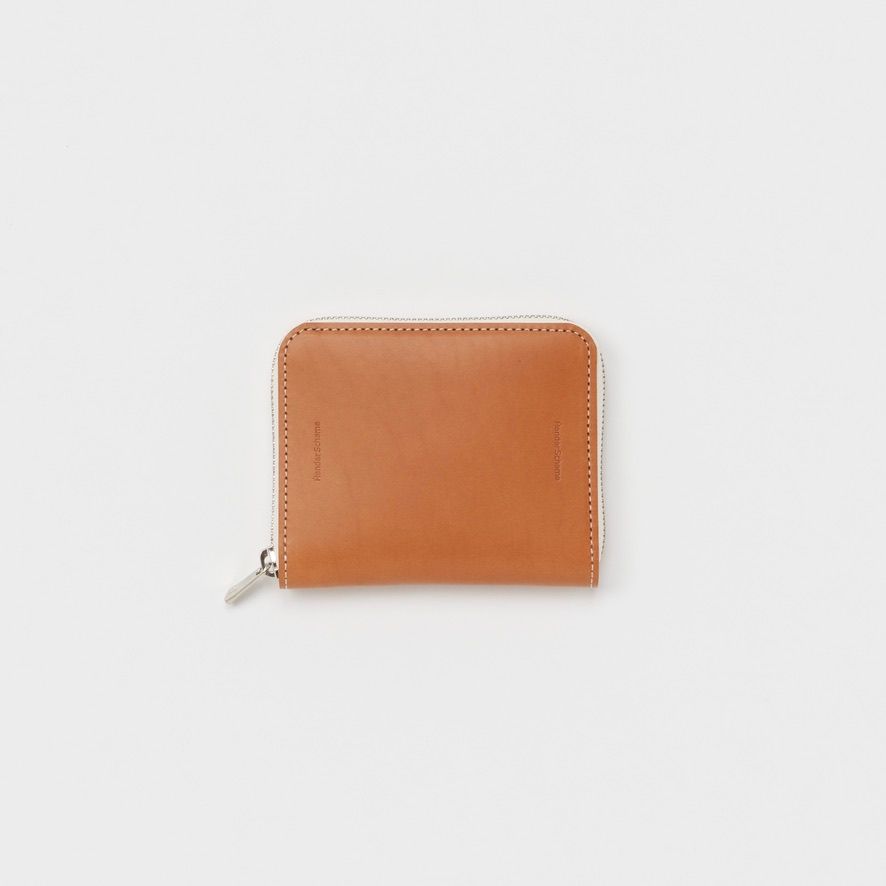 【再販売通知受付可能】Square Zip Purse(TAN)