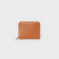 【再販売通知受付可能】Square Zip Purse(TAN)