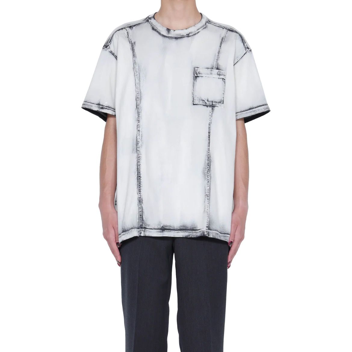 JOHNLAWRENCESULLIVAN - 【残り一点】Bleached Jersey T-shirt