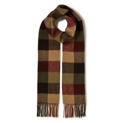 【残り一点】Lambswool Tattersall Scarf