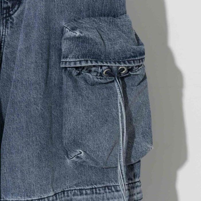 【残り一点】Big Pocket 2way Baggy Denim Cargo Pants