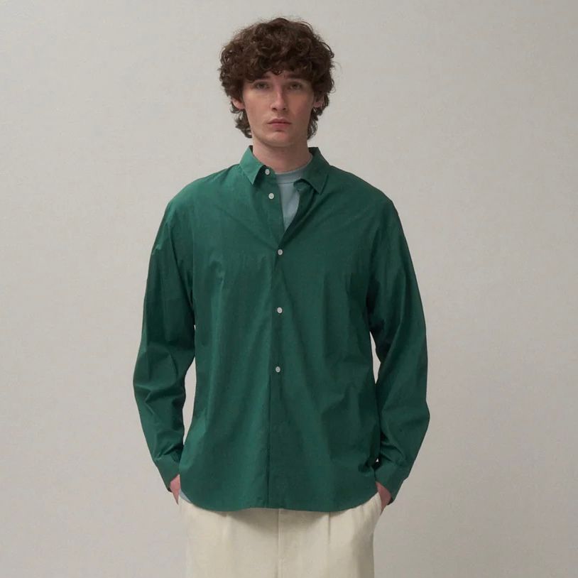 【残り一点】Shrink Cotton Lawn Oversized Shirt