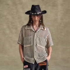 【残り一点】Sheer Stripe Knit Shirts