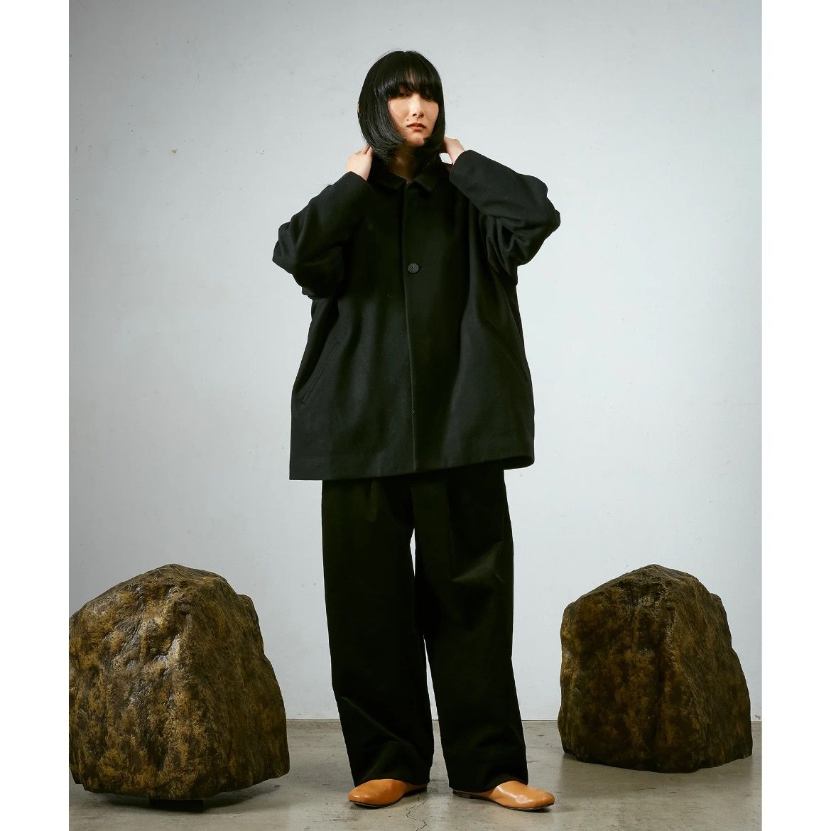 【残り一点】メルトンBIGハーフコート