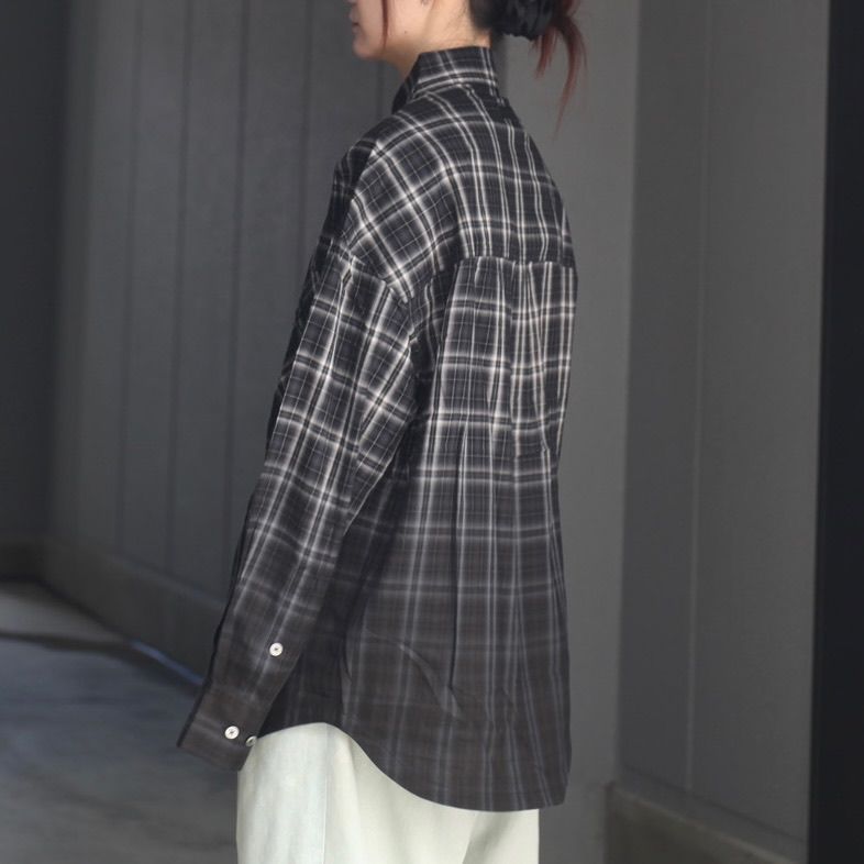 【残り一点】Black Check Workwear Shirt