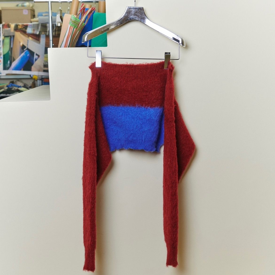 【残り一点】Fuzzy Short Knit