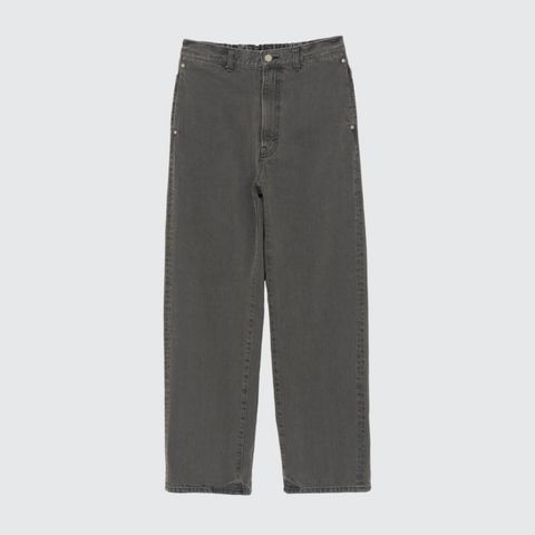 【残り一点】Denim Wide Straight Pants Vintage Wash