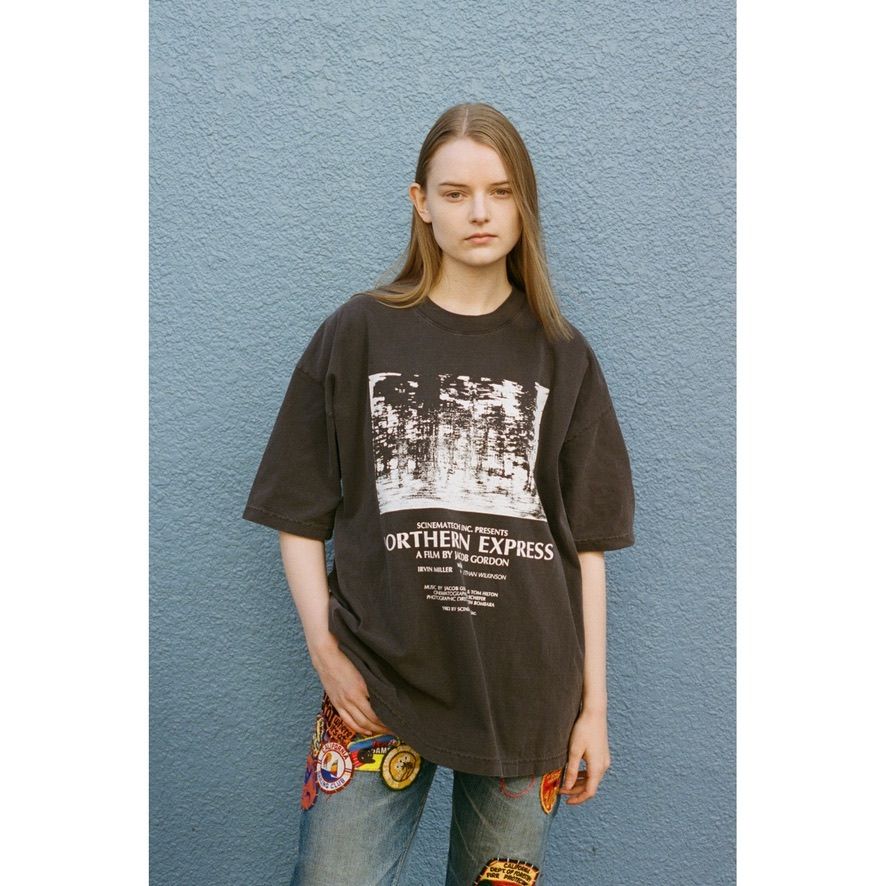 【残り一点】Oversized Garment Dye T-shirt(NORTHERN)