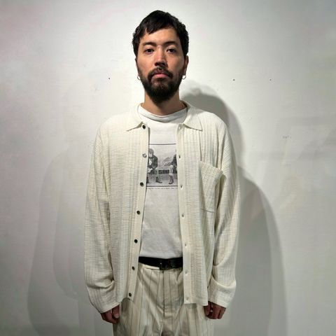 【残り一点】Crepe Knit Shirt