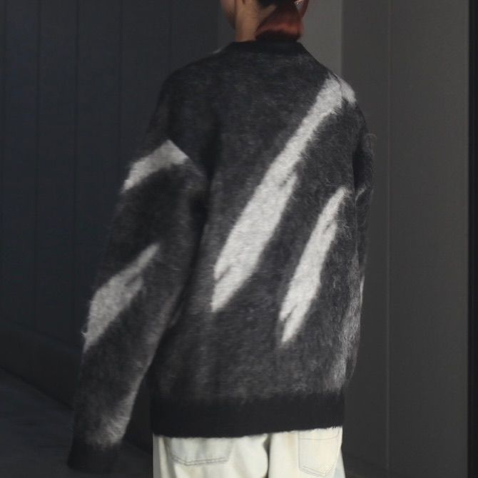 【残り一点】Kid Mohair Jacquard Sweater