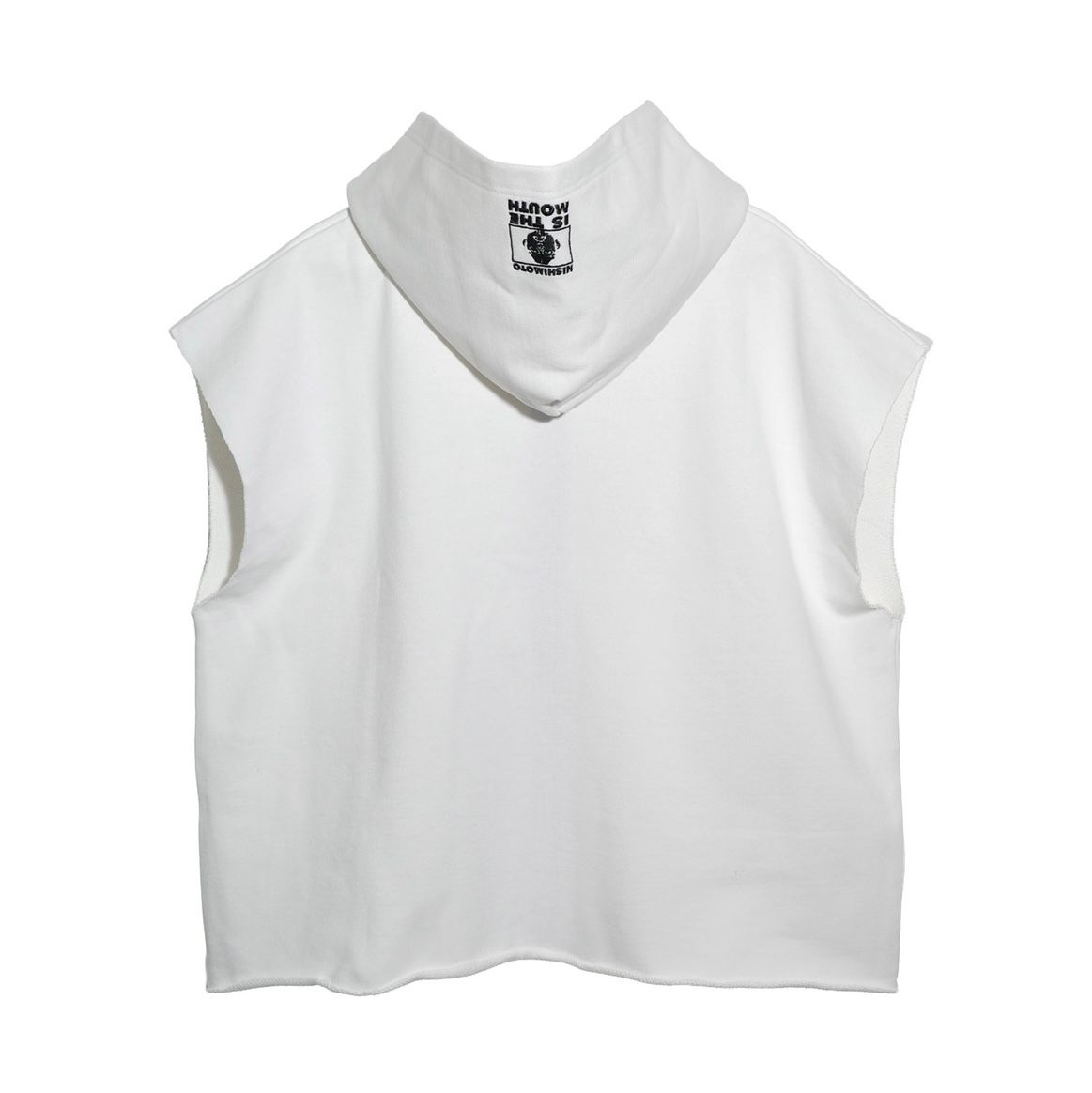 【残り一点】Cut Off Wide Zip N/S Sweat Hoodie