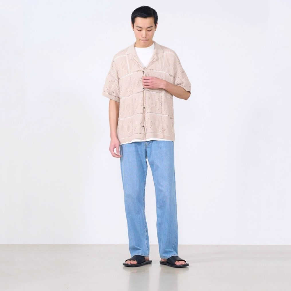 【残り一点】Crochet Knit Shirt