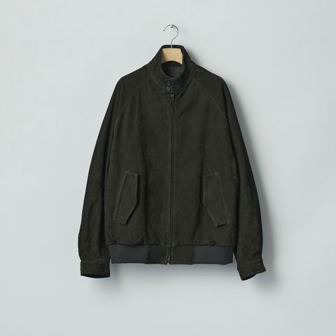 【再販売通知受付可能】Cow Nubuck Swing Top Jacket