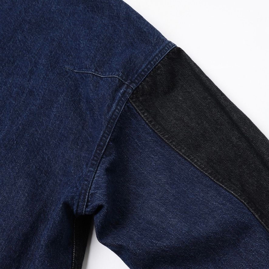 CULLNI - 【残り一点】Cut-off Band Collar Denim Blouson | ACRMTSM