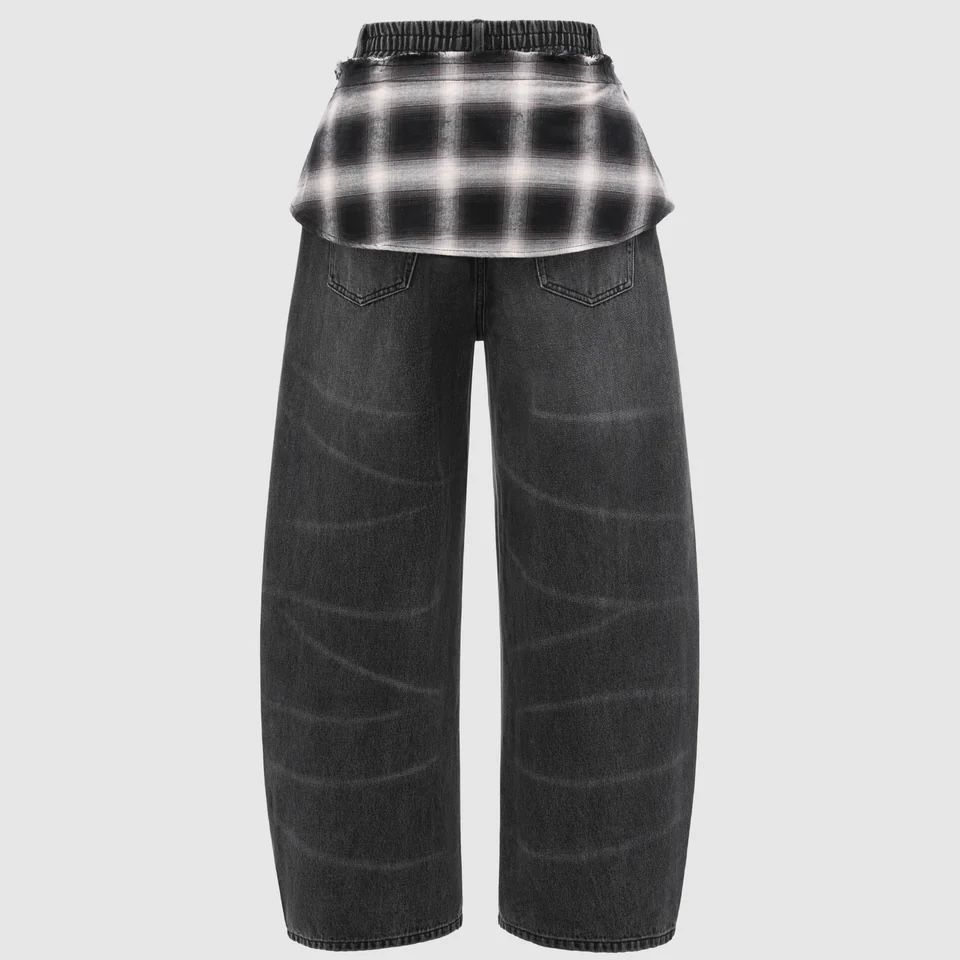 【残り一点】2-IN-1 Washed Denim Pants