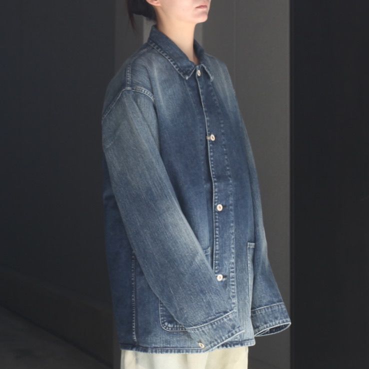 【残り一点】Navy Denim Chore Jacket