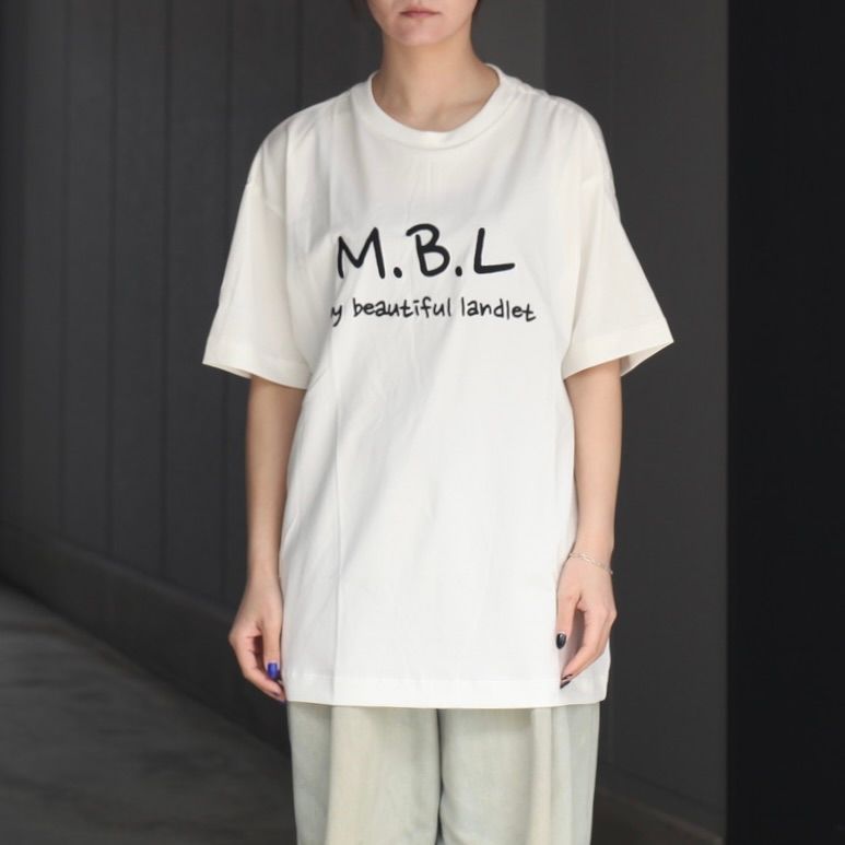 【残り一点】MBLロゴ刺繍Tee