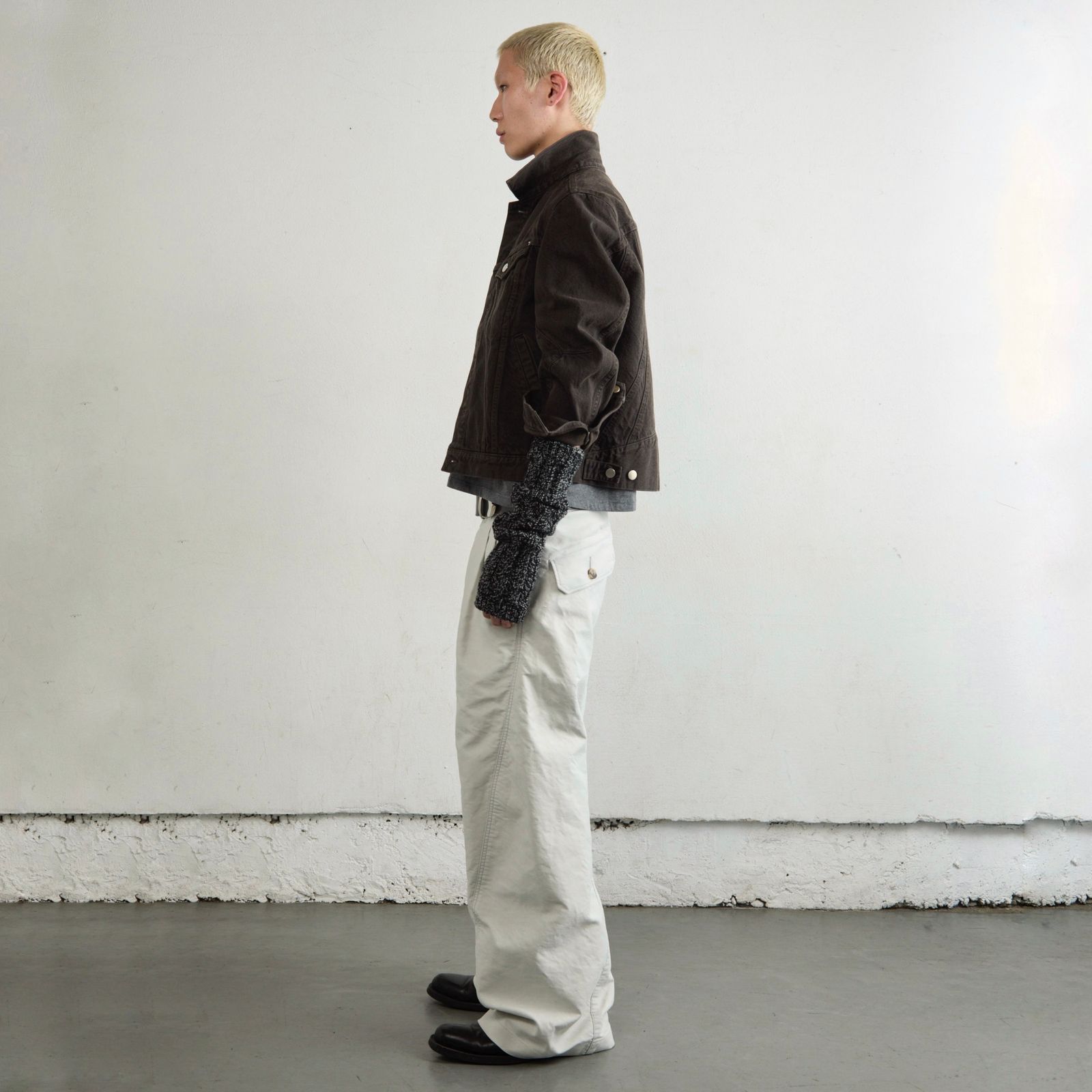 【残り一点】Tucked Wide Leg Trousers