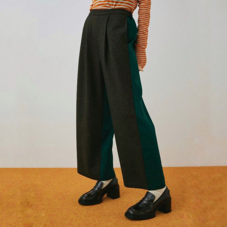 【残り一点】Bi Color Wide Pants