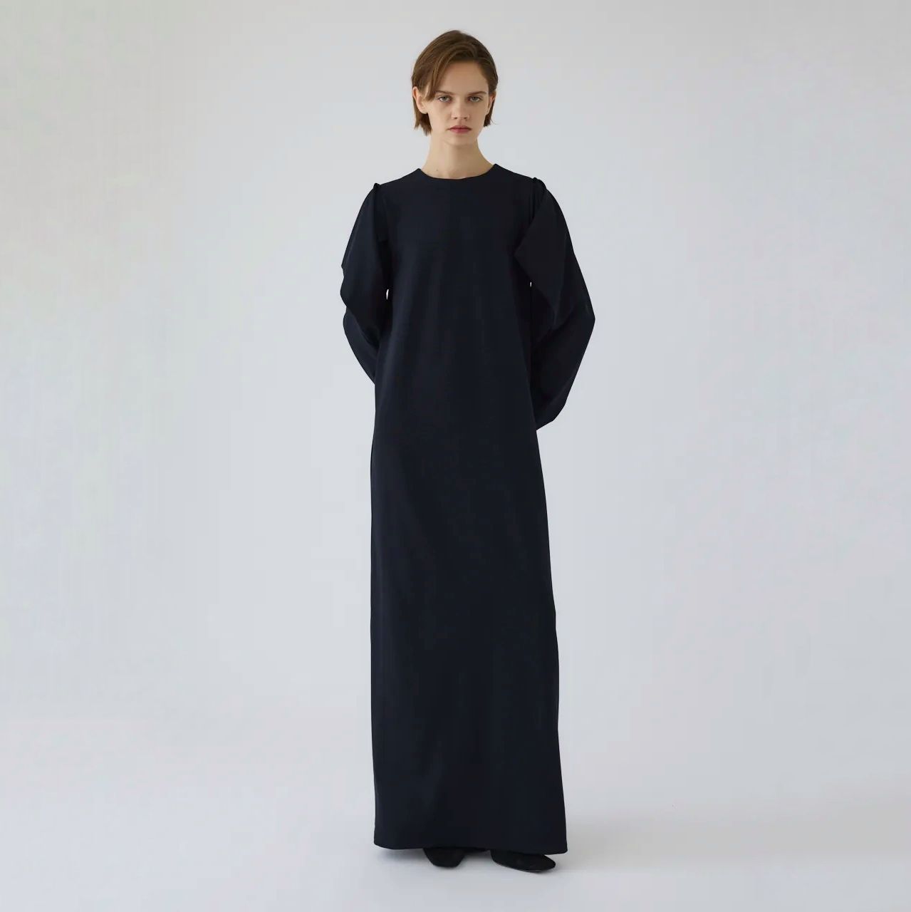 【残り一点】Drape Sleeve Cut Dress