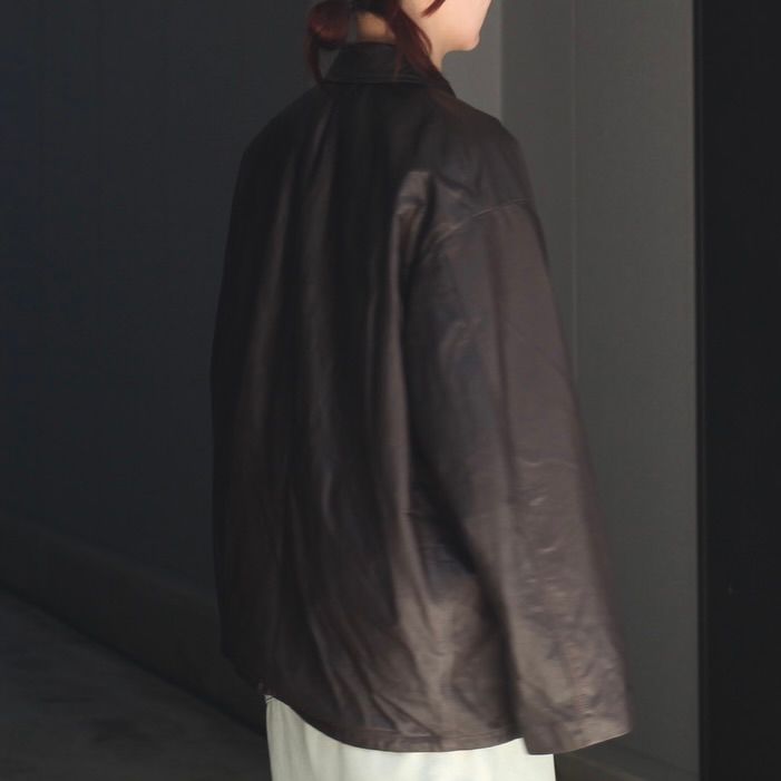 【残り一点】Coach Jacket(FULL GRAIN LEATHER)