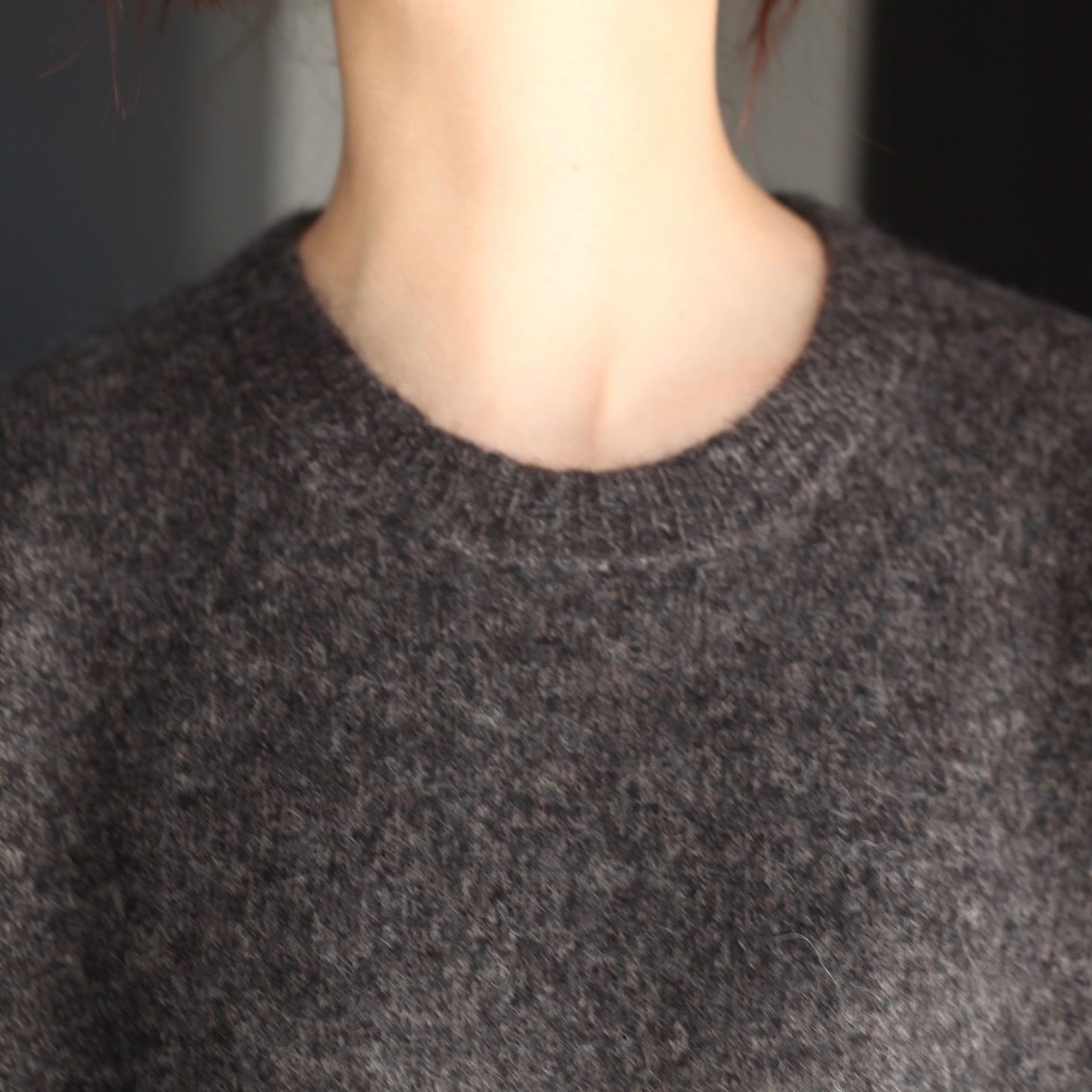 【残りわずか】Wool/Alpaca Knit Crew Neck LS