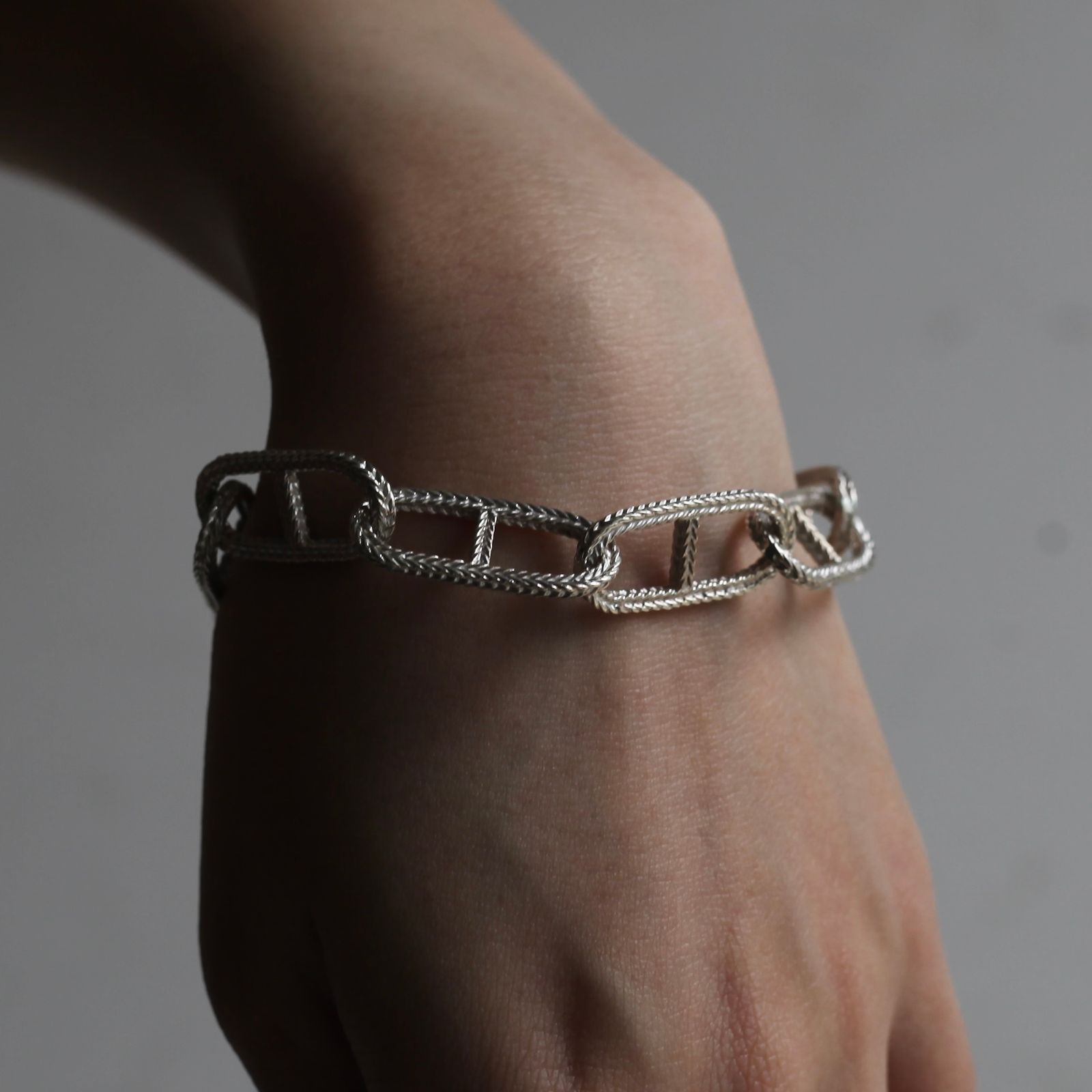 【残り一点】Rope Anchor Chain T-BAR Bracelet LARGE(11mm)