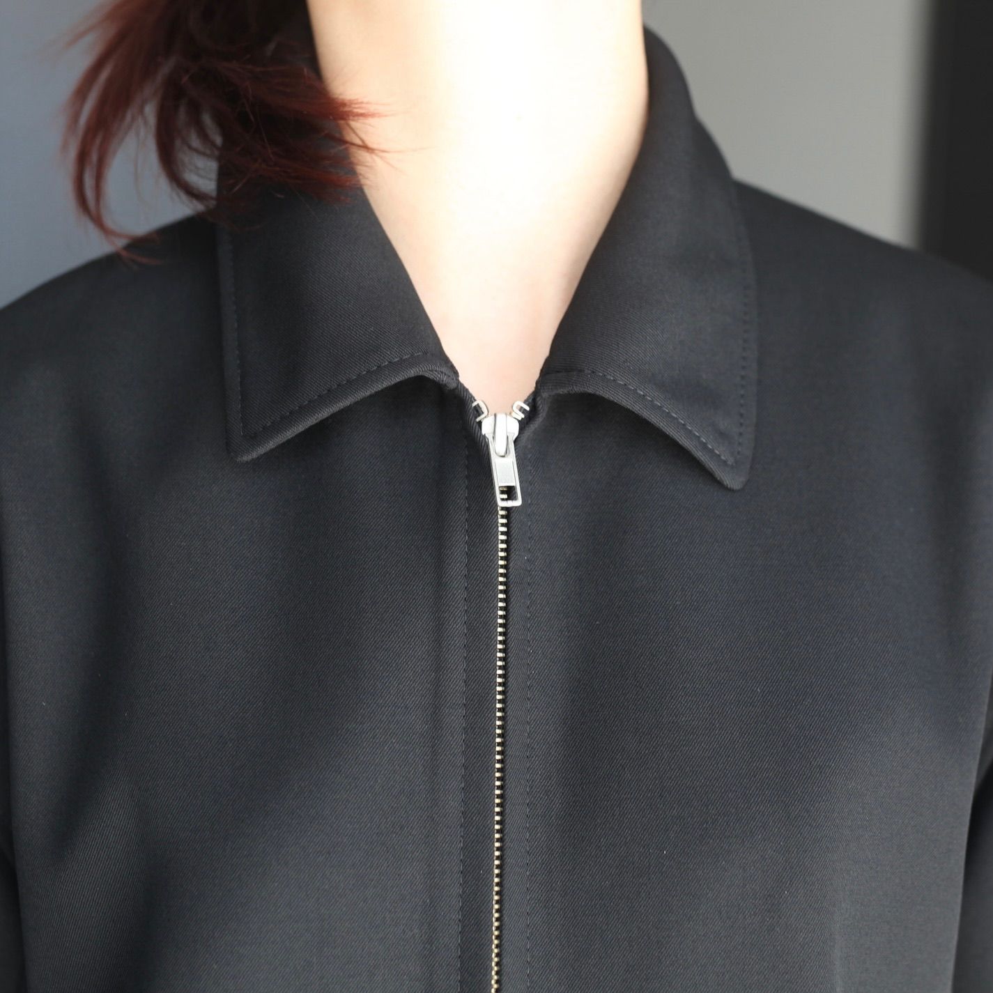 【残り一点】Back Satin Harrington Jacket