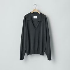 【残りわずか】Wool/Silk Knit Skipper LS