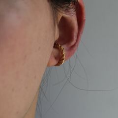 【残り一点】Press Earcuff_L 片耳用(GOLD）