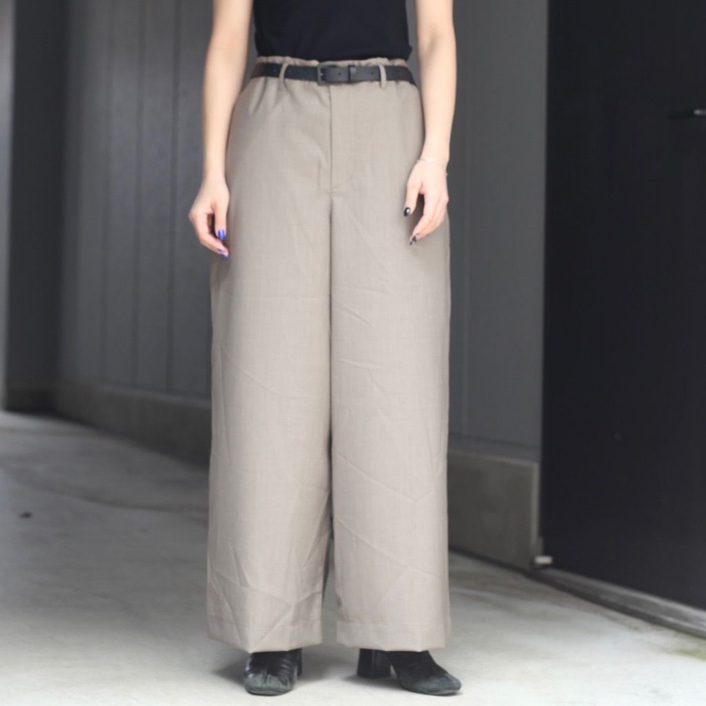 【残り一点】ウォッシャブルツイルスラックス